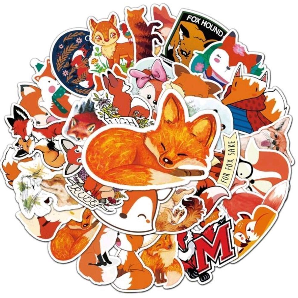 Assorted Fox Stickers - Picture 7 of 7